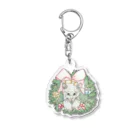 siyouのリースとねこ Acrylic Key Chain