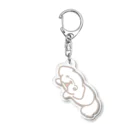 遥ん/犬顔絵　のぶらりんいちこちゃん Acrylic Key Chain