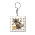 猫カフェにあにゃあグッズショップの蜂さんもずくくん Acrylic Key Chain