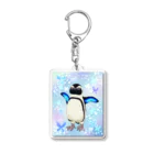 ヤママユ(ヤママユ・ペンギイナ)のケープペンギン「ちょうちょ追っかけてたの」 Acrylic Key Chain