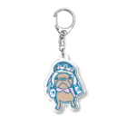 pipippuの信楽焼のたぬき犬 Acrylic Key Chain