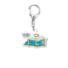 ぴえん🥺東京の地震 Acrylic Key Chain