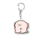 かやぬゆみのウーパールーパーさん Acrylic Key Chain