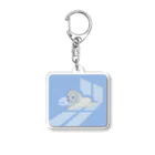 いぬあざらしの深夜に起きて目が冴えちゃった犬 Acrylic Key Chain