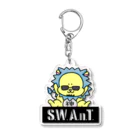 白鳥堂(しろとりどう)のS.W.A.n.T.ZOO 神ライオン Acrylic Key Chain