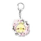 柘榴蘭≦^.≡.^≧の☆透過☆春ぴよぴよ Acrylic Key Chain