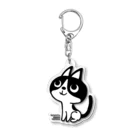 SUNDAYS GRAPHICSのハチワレネコさん  Acrylic Key Chain