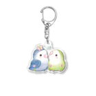 aoamo shopのあおあもとチューリップのアクリルキーホルダー Acrylic Key Chain