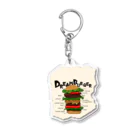 にじいろルークスのDream Burger  Acrylic Key Chain