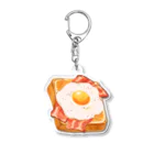 リズのベーコンエッグトースト Acrylic Key Chain