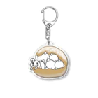 うさぎちゃんアイランドのうさトッツォ おしりver. Acrylic Key Chain