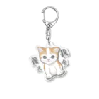 nya-mew（ニャーミュー）の我を養え Acrylic Key Chain