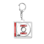 タナカ！の［お金欲しい］CD風文字キーホルダー Acrylic Key Chain