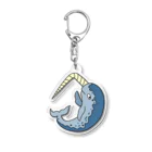 けけけの折れたイッカク Acrylic Key Chain