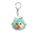 じゅりあんぐ！のチョコミントなメンダコちゃん 牛柄 Acrylic Key Chain