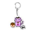 きっとこれが帯刀(仮)のたこ焼きもったねこ アクキー Acrylic Key Chain