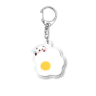 うみ🐼ゆるりんぱんだの目玉焼き Acrylic Key Chain