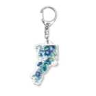 oo6の朝顔 Acrylic Key Chain