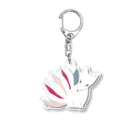 おばけ商店のおばけキーホルダー＜九尾の狐＞ Acrylic Key Chain