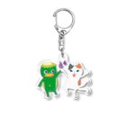 おばけ商店のおばけキーホルダー＜河童と猫又＞ Acrylic Key Chain