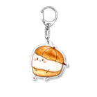 いわさきまゆこ｜食べ物イラストのマリトッツォボーイ Acrylic Key Chain