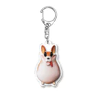 didの凛とした犬（モザイク） Acrylic Key Chain