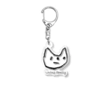 Fowerseedsのねこは家族 Acrylic Key Chain