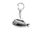 むっちり村ショップの魚（森の安藤） Acrylic Key Chain