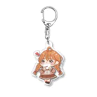 まこーた商店📦の恋する三つ編みの乙女ちゃん୨୧恋文 Acrylic Key Chain