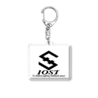 IOST_Supporter_CharityのIOST ロゴ+ 【キーホルダー】 アクリルキーホルダー