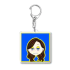 mee's shopのTuesday mood/火曜日の女の子 Acrylic Key Chain