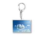 空飛ぶ猫 sakuuのclouds Acrylic Key Chain