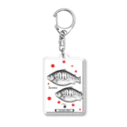 G-HERRINGのやまめ（山女魚）あらゆる生命たちへ感謝をささげます。 Acrylic Key Chain