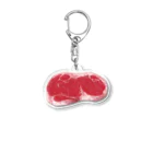 🥩の生肉アクキー Acrylic Key Chain