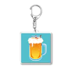 satoutubuの泡の上の旅ビール Acrylic Key Chain