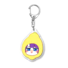 YU-RI...@帝国Tシャツ販売中😈🍇🐛💜のユリレモンチャーム Acrylic Key Chain