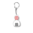 ukanoshopのおにぎりとたこさんウインナー Acrylic Key Chain