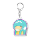 ゴシックの黄色ジャージ Acrylic Key Chain