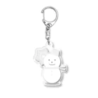 HonNeのゆきだるマン（白） Acrylic Key Chain