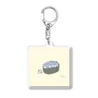 砂滑雑貨店のペンギンのお寿司 Acrylic Key Chain