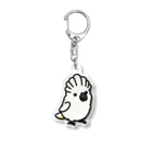 Cody the LovebirdのChubby Bird タイハクオウム アクリルキーホルダー