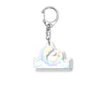 にく、ましましで。のドット絵彩雲 Acrylic Key Chain