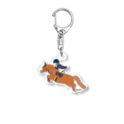 SHIROFUNE_mooooの障害馬術２ Acrylic Key Chain