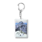 MIM△made in mountainの白銀の八ヶ岳 Acrylic Key Chain