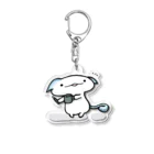 itsuto-こねこしょうしょうめんへらの進化盤「どうしたにゃ…？」 Acrylic Key Chain