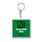 Sauna Chill ClubのSAUNA CHILL CLUB キーホルダー アクリルキーホルダー