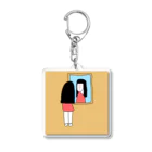 誰にもあんたを否定する権利はないの鏡がかわいいって Acrylic Key Chain