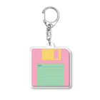 hyu_hyu_hyu_hyuのフロッピーディスク #1 Acrylic Key Chain