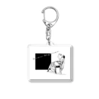 Cordelia　SUZURI分室のGERDA "Black square" Acrylic Key Chain