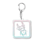 ZUYASUのショップの人気のオオクワガタ Acrylic Key Chain